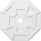 Ekena Millwork Logan Architectural Grade PVC Contemporary Ceiling Medallion, 28"OD x 3"ID x 9 3/4"C x 1"P CMP28LG-03000 - alternate 1
